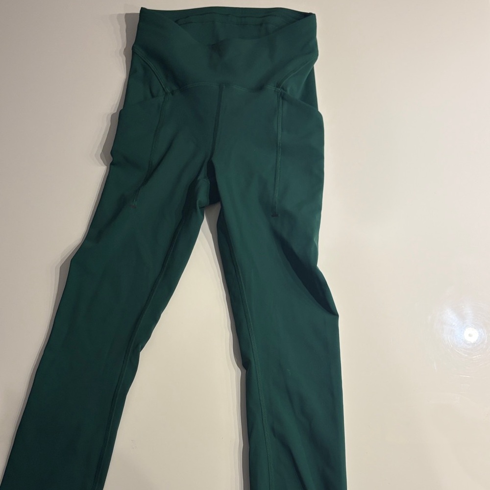 lululemon athletica Deep Green High-Rise Leggings
